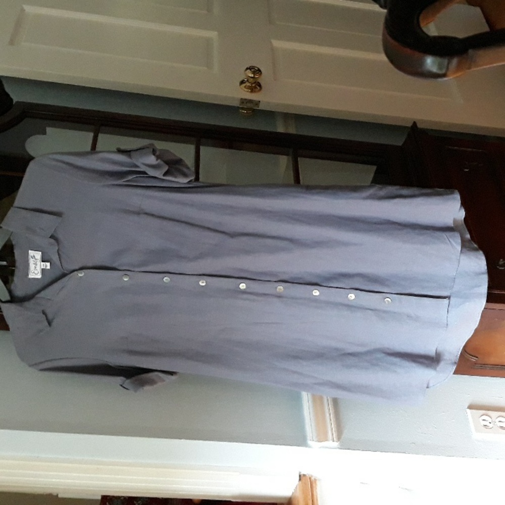 Everlily Linen Shirt Dress, petite medium, in excellent shape